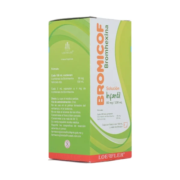 BROMICOF SOL INF 4MG C/100ML