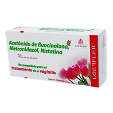 ACETONIDO DE FLUOCINOLONA METRONIDAZOL NISTATINA OV C/10