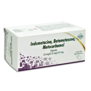 BETAMETASONA, INDOMETACINA, METOCARBAMOL ULTRA  CAPSULAS C/20