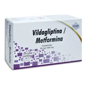 VILDAGLIPTINA/METFORMINA 50/1000MG ULTRA COM C/30
