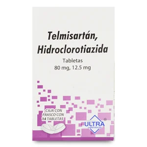 TELMISARTAN HIDROCLOROTIAZIDA TAB 80MG 12.5MG  C/14
