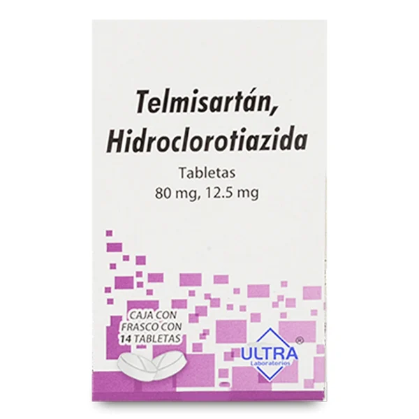 TELMISARTAN HIDROCLOROTIAZIDA TAB 80MG 12.5MG  C/14