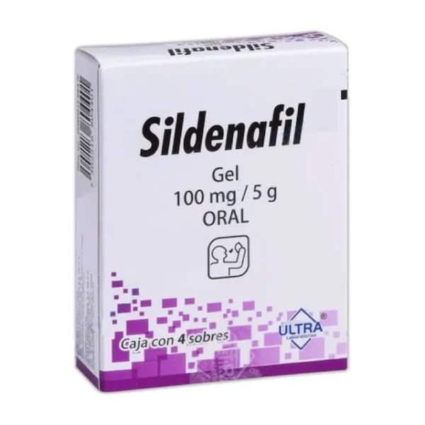 SILDENAFIL GEL 100MG C/4 SOBRES