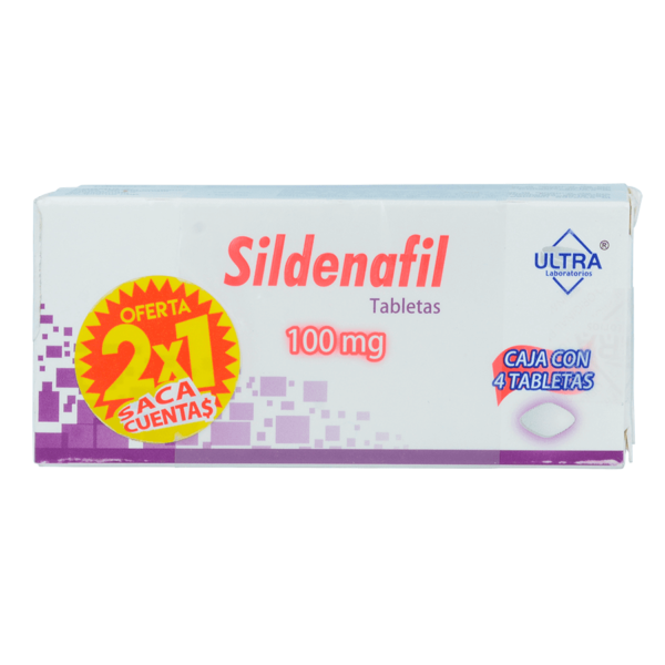 SILDENAFIL TAB 100MG C/4