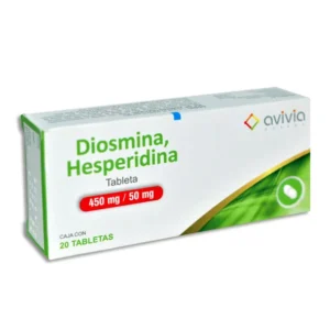 DIOSMINA,HESPERIDINA TAB 450MG 50MG C/20