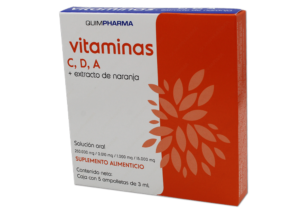 VIT C D A,EXTRACTO DE NARANJA SOL ORAL C/5AMP