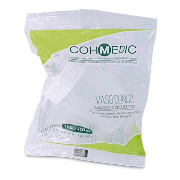 VASO CLINICO RECOLECTOR C/100ML