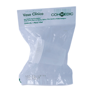 VASO CLINICO RECOLECTOR C/60ML