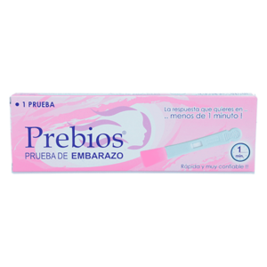 PREBIOS PRUEBA DE EMBARAZO 1PZ