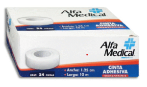 CINTA ADHESIVA TRANSPARENTE 1.25CMX10M C/24