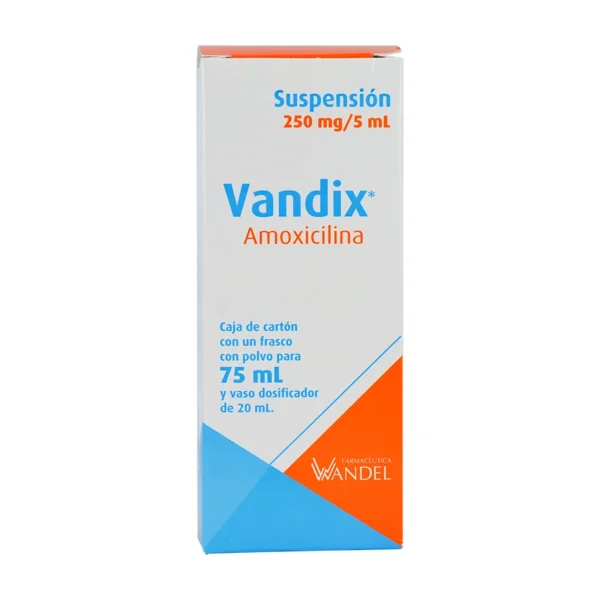 VANDIX SUSP 250MG C/75ML