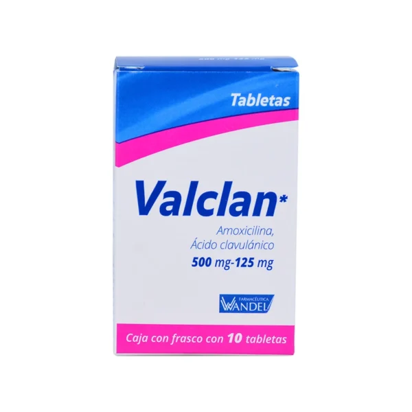 VALCLAN TAB 500MG 125MG C/10