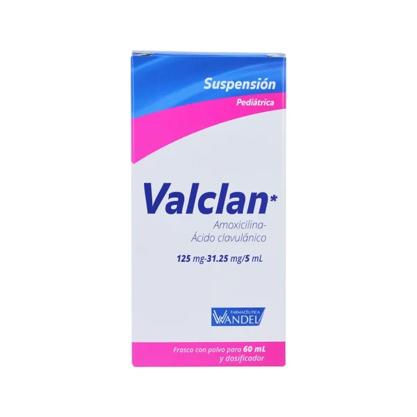 VALCLAN SUSP PED 125MG 31.25MG 5ML C/60ML