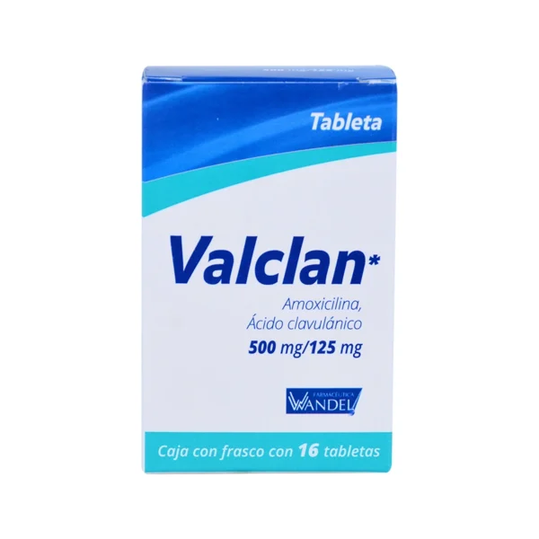 VALCLAN TAB 500MG 125MG C/16