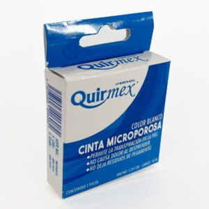 QUIRMEX MICROPOR BLANCO 1.5CMX10M C/U>