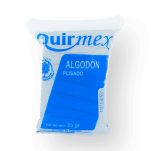 ALGODON PLISADO ABSORBENTE QUIRMEX BOLSA C/25GR