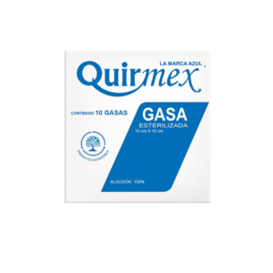 GASA ESTERILIZADA PLUS 10X10CM CAJA C/10PZAS