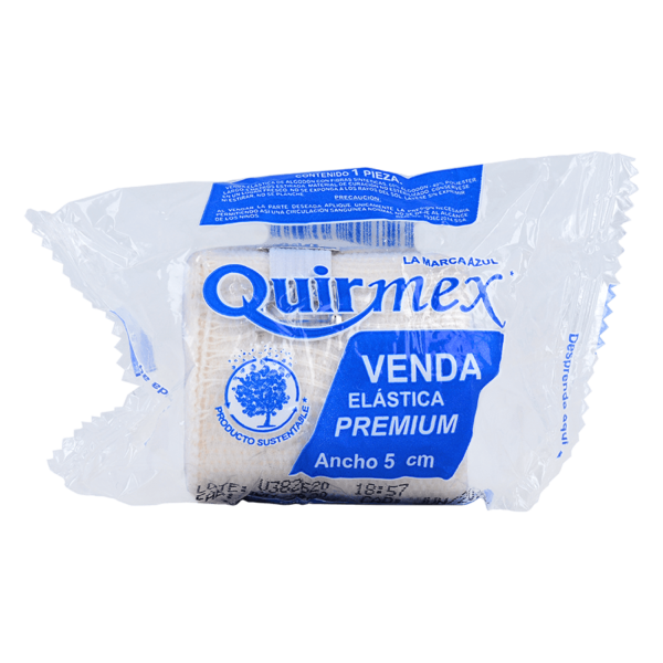 VENDA ELASTICA QUIRMEX PREMIUM 5CM 1PZA