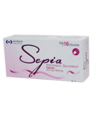 SEPIA TAB 33.3 166.6MG C/16
