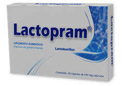 LACTOPRAM CAPS 500MG 3MG  C/20