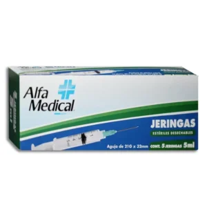 JERINGA 5ML 21X32 VDE   C/5