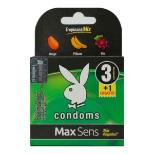 PRESERVATIVO PLAYBOY MAXSEN TROPICAL MIX C/3+1