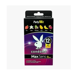 PRESERVATIVOS PLAYBOY MAXSEN PARTYMIX 12+1