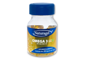 NATURAGEL OMEGA 3 CAP  1000MG 455MG C/3