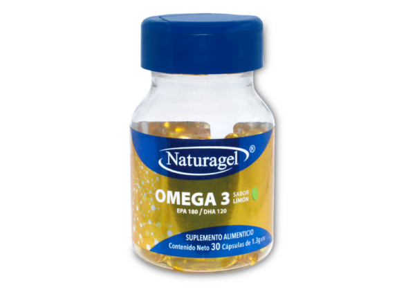 NATURAGEL OMEGA 3 CAP  1000MG 455MG C/3