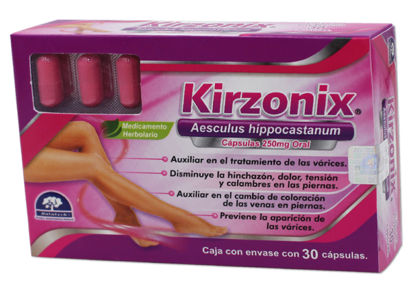 KIRZONIX CAP 250MG C/30