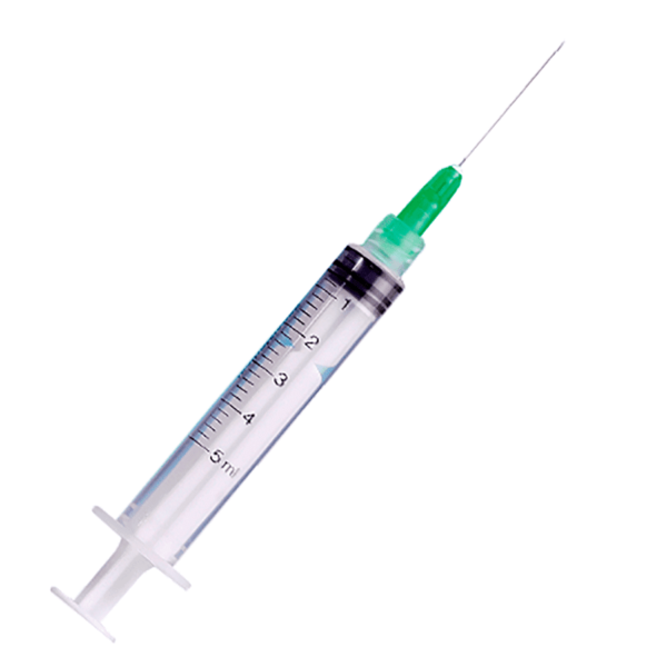 JERINGA VERDE 5ML 21GX32MM CAJA C/100PZS