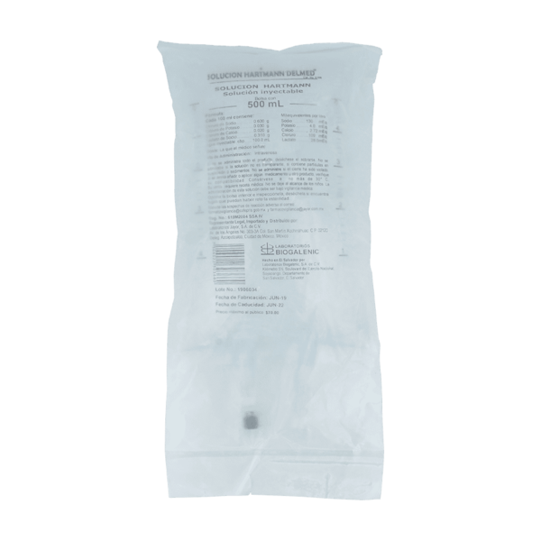 SOLUCION HARTMAN BOLSA C/500ML