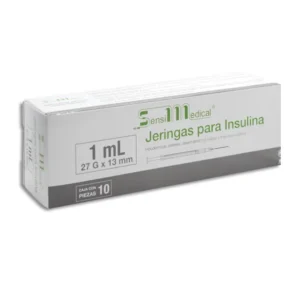 JERINGA 1ML INSULINA 27X13 SENSIMEDICAL