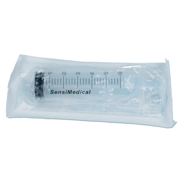 JERINGA DE PLASTICO SIN AGUJA C/60ML