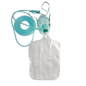 MASCARILLA PARA OXIGENO RESERVORIO CON NO RELUJO PED 1PZA