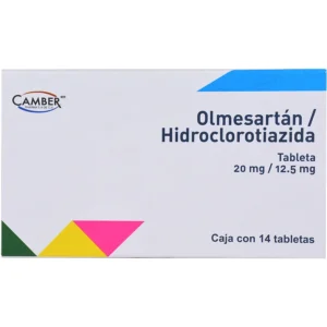 OLMESARTAN HIDROCLOROTIAZIDA TABS  20MG 12.5MG C/14