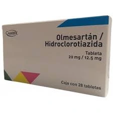 OLMESARTAN HIDROCLOROTIAZIDA 20MG 12.5MG C/28