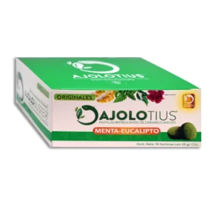 AJOLOTIUS PASTILLAS MENTA – EUCALIPTO  C/10