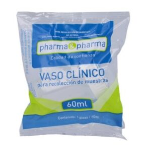 VASO CLINICO RECOLECTOR C/60ML