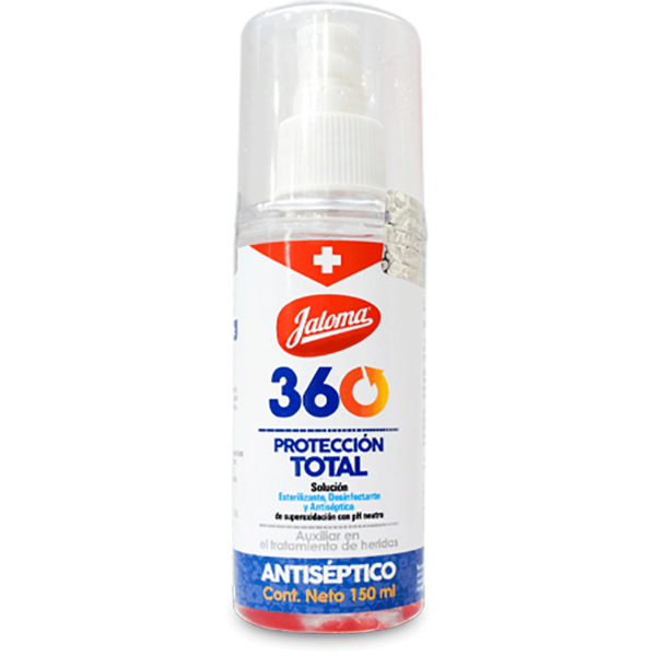 JALOMA 360 SOLUCION ANTISEPTICA C/150ML