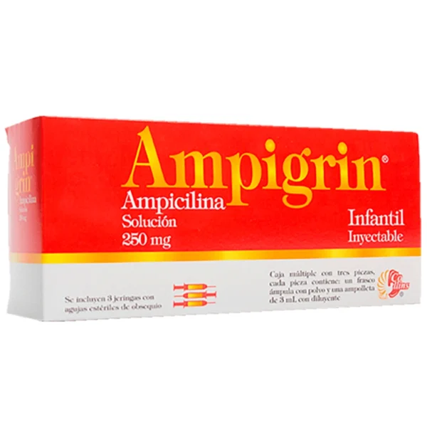 AMPIGRIN INF SOL INY 250MG 2MG 100MG 30MG 200MG C/3