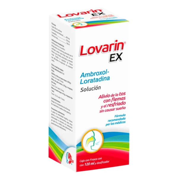 LOVARIN EX JBE 600MG 100MG C/120ML