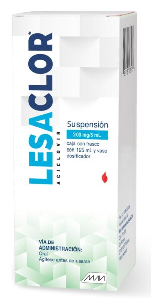 LESACLOR SUSP 200MG C/125ML