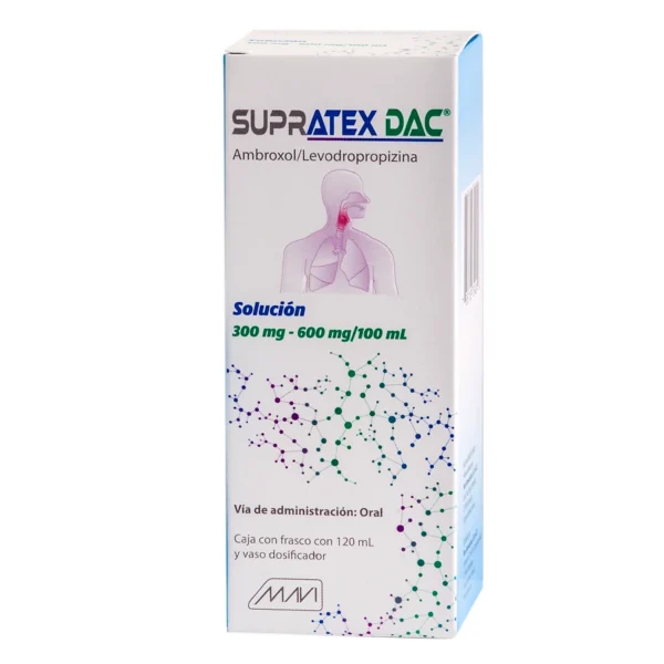 SUPRATEX DAC SOL 300MG 600MG C/120ML