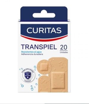 CURITAS ADHESIVAS TRANSPIEL SURTIDAS 20 PIEZAS