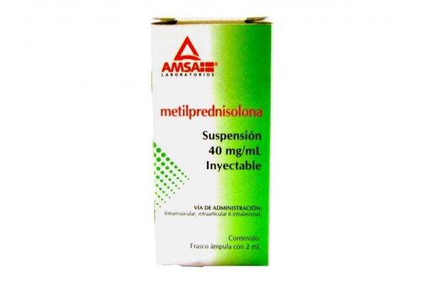 ACETATO DE METILPREDNISOLONA SOL INY 40MG 2ML C/1